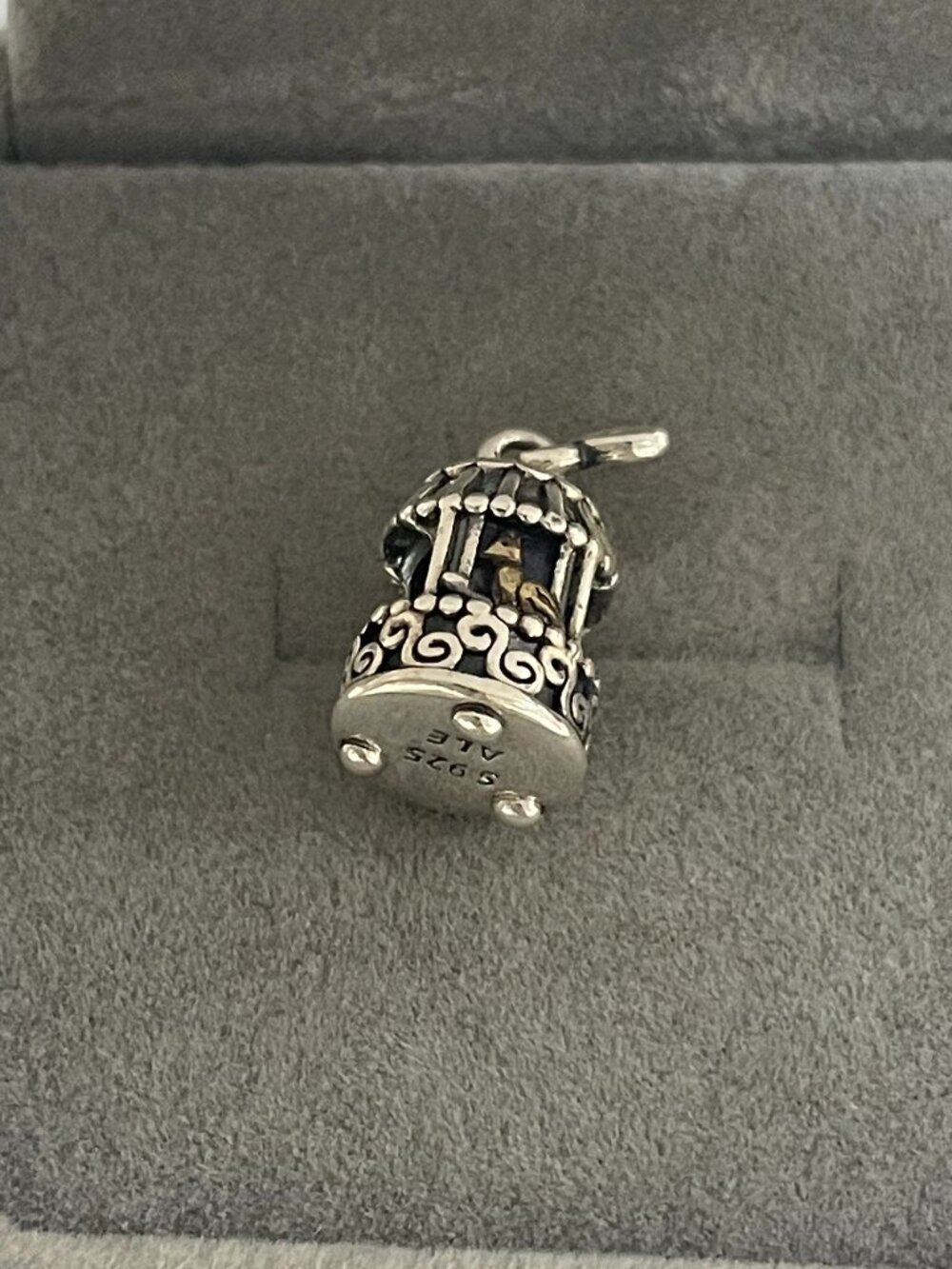 Pandora Birdcage Charm Songbird Charm Pendant S925 sterling silver gift